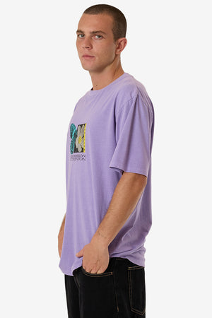 Thrills Morphing Oversize Fit Tee Violet Tulip