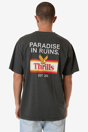 Thrills Never Stop Merch Fit Tee Merch Black