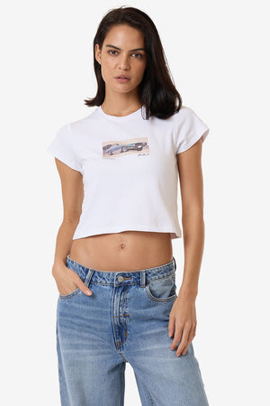 Thrills Paradise Wheels Mini Tee White