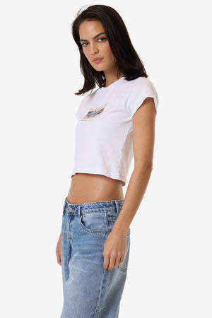 Thrills Paradise Wheels Mini Tee White