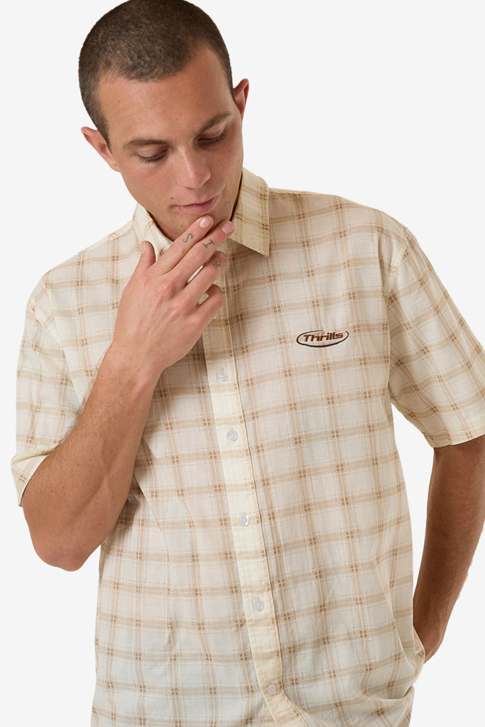 Thrills Pharm Short Sleeve Shirt Desert