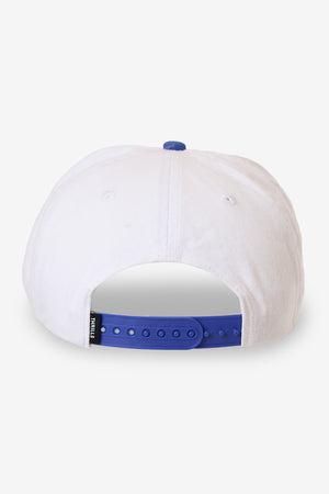 Thrills Roosevelt Contrast 6 Panel Cap White