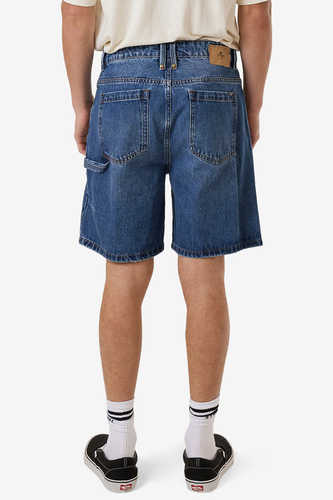 Thrills Slacker Denim Short Double Rinsed Blues