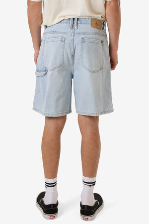 Thrills Slacker Denim Short Ether Blue