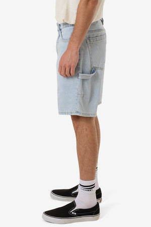 Thrills Slacker Denim Short Ether Blue