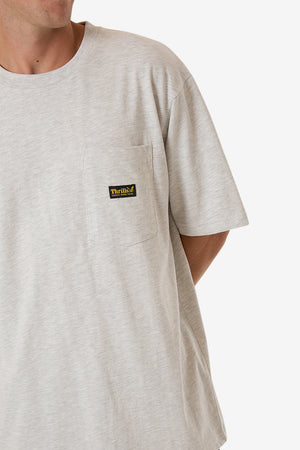 Thrills Thrills Union Oversize Fit Pocket Tee White Marle