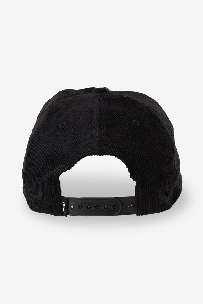 Thrills Thrills Workwear 5 Panel Cap Black