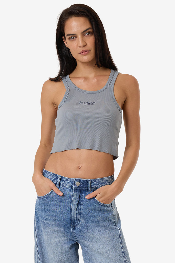 Thrills Thrills Workwear Cali Tank Flint Blue