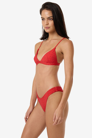 Thrills Zinnia Classic Bikini Bottom Flame Red