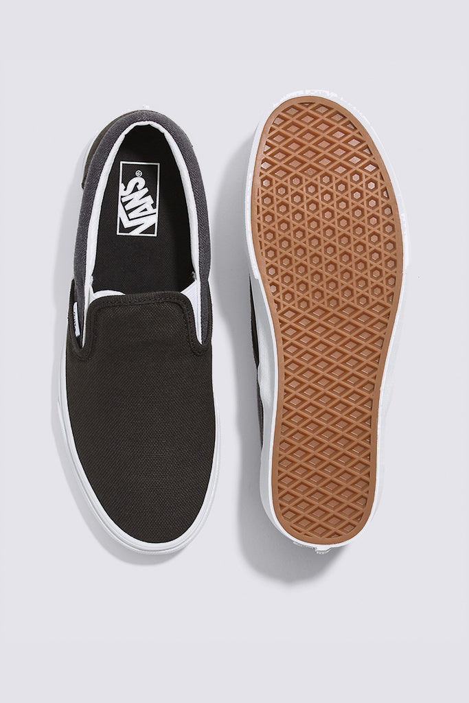 Vans classic clearance slip on herringbone