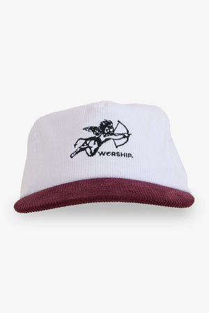 Worship Cherub Cord Hat Cream