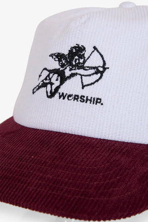 Worship Cherub Cord Hat Cream