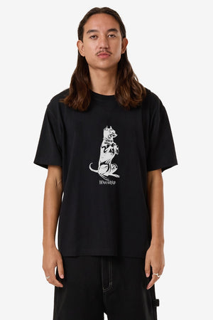 Worship Monty  Tee Black