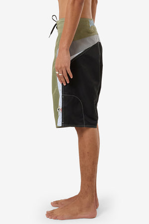 Worship Sourcery  Long Boardshort Total Eclipse