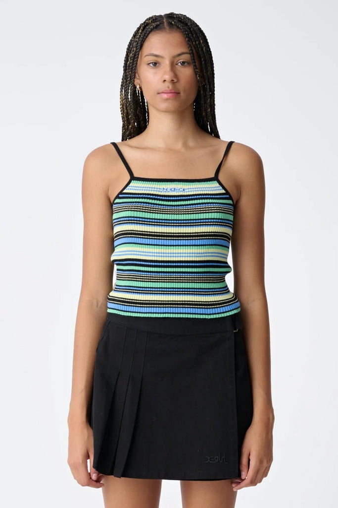 XGIRL New Girl Rib Singlet Cornflower