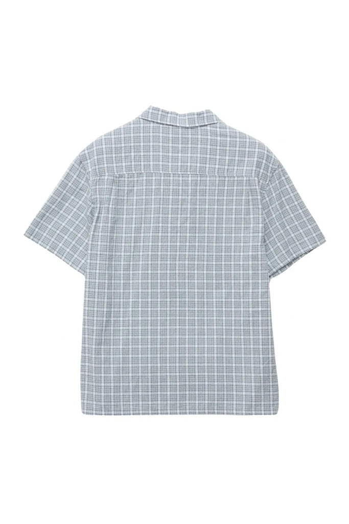 XLARGE WALL CHECK SS SHIRT BLUE