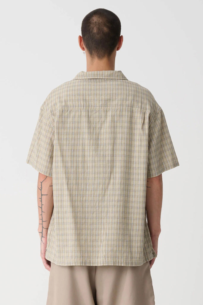 XLARGE Switch Check Ss Shirt Tan