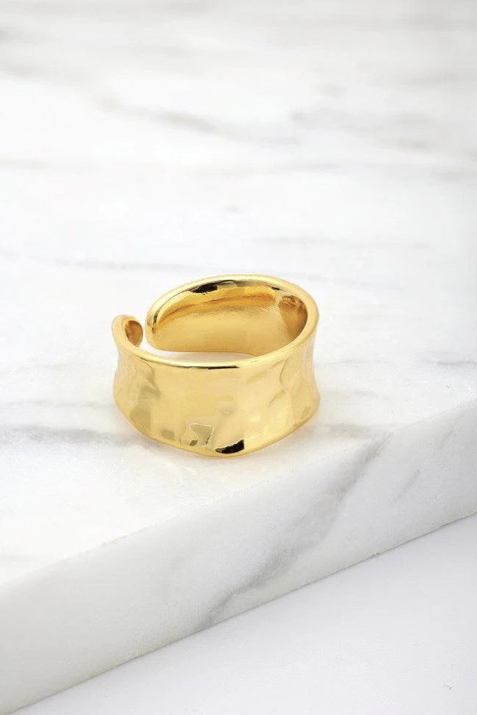 Zafino Bianca Adjustable Ring - Gold