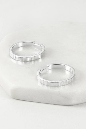 Zafino Billie Hoops - Silver