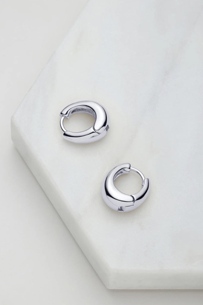 Zafino Steph Earring - Med Silver