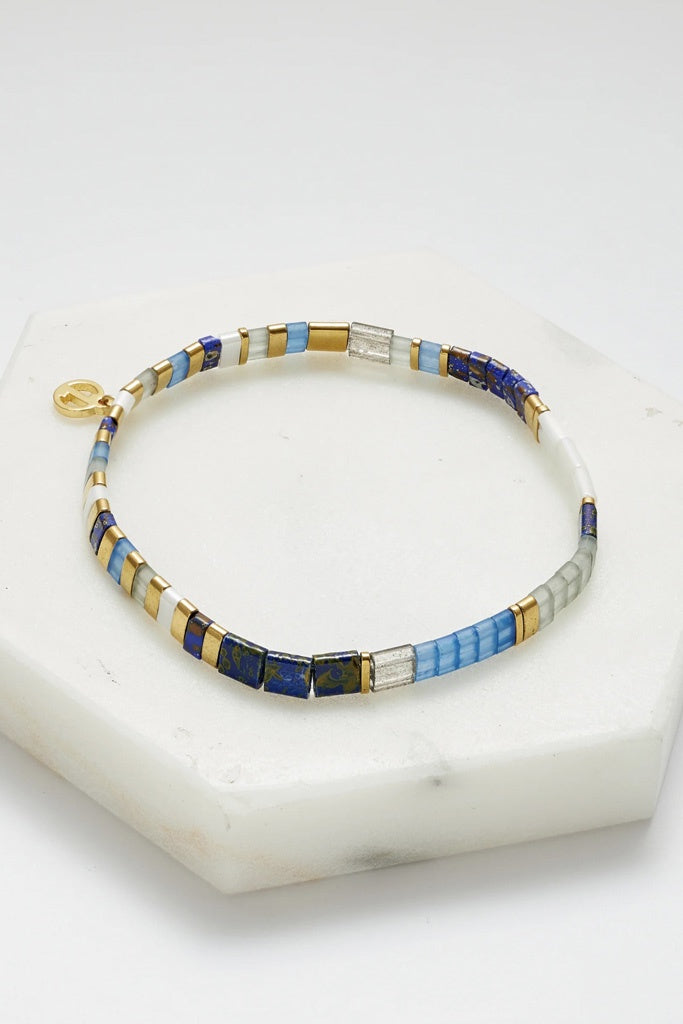 Zafino Tile Bracelet - Navy