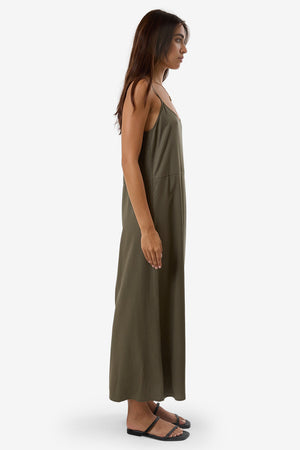 Thrills Breezy Slip Dress Tarmac