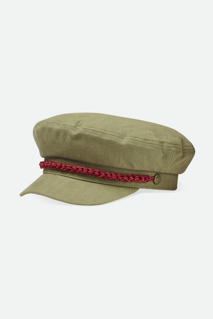 Brixton 20th Anniversary Fiddler Cap Olive