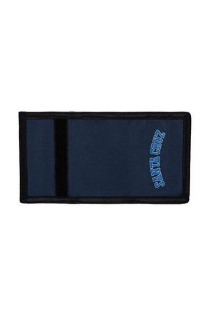 Santa Cruz Collegiate Strip Velcro Wallet Navy