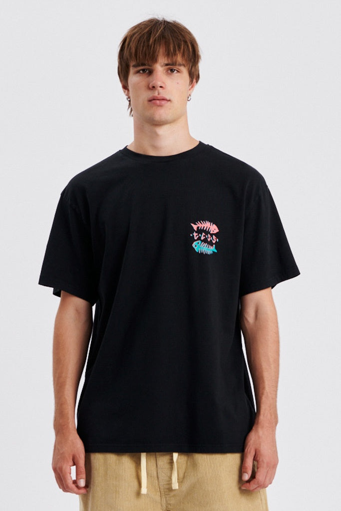 Critical Slide Boneyard Tee Vintage Black