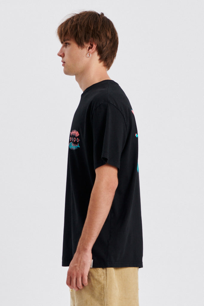 Critical Slide Boneyard Tee Vintage Black