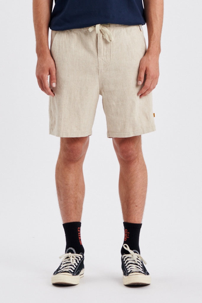 Critical Slide Cruiser Linen Short Ecru