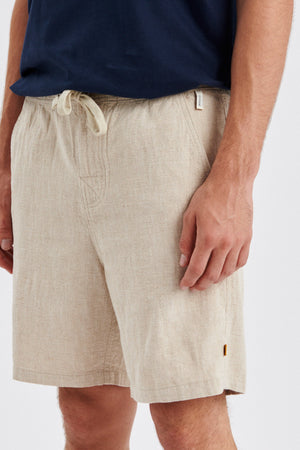 Critical Slide Cruiser Linen Short Ecru