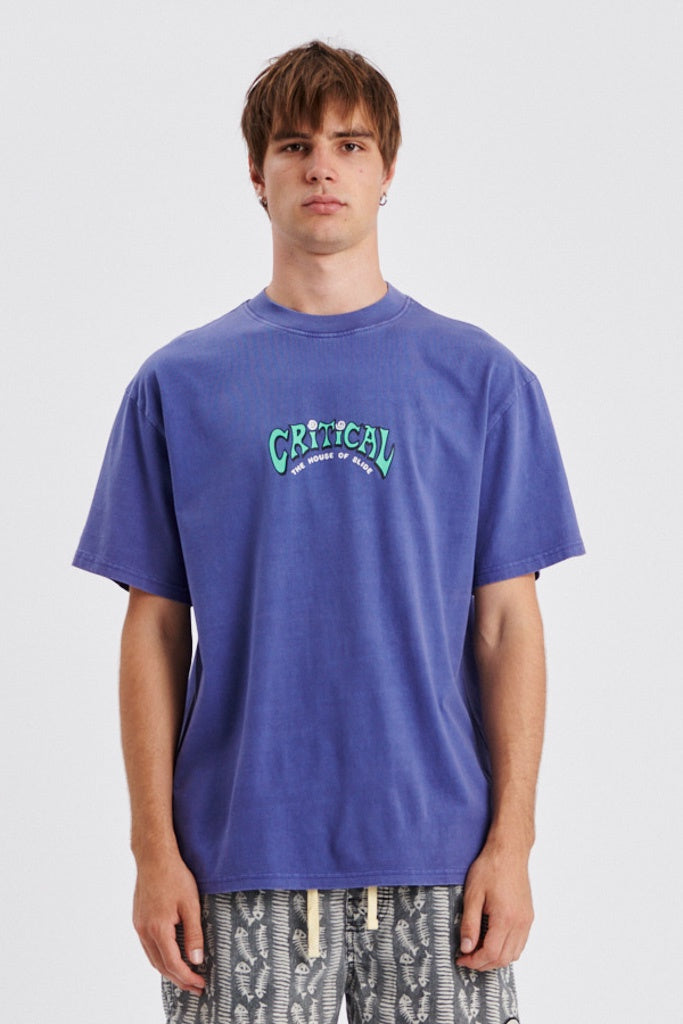 Critical Slide Depths Tee Blueberry