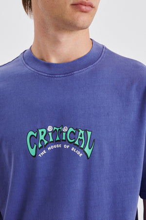 Critical Slide Depths Tee Blueberry