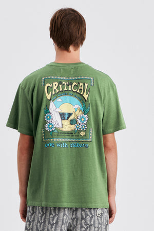 Critical Slide Paradise Tee Mossy