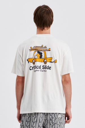 Critical Slide Tactics Tee Vintage White