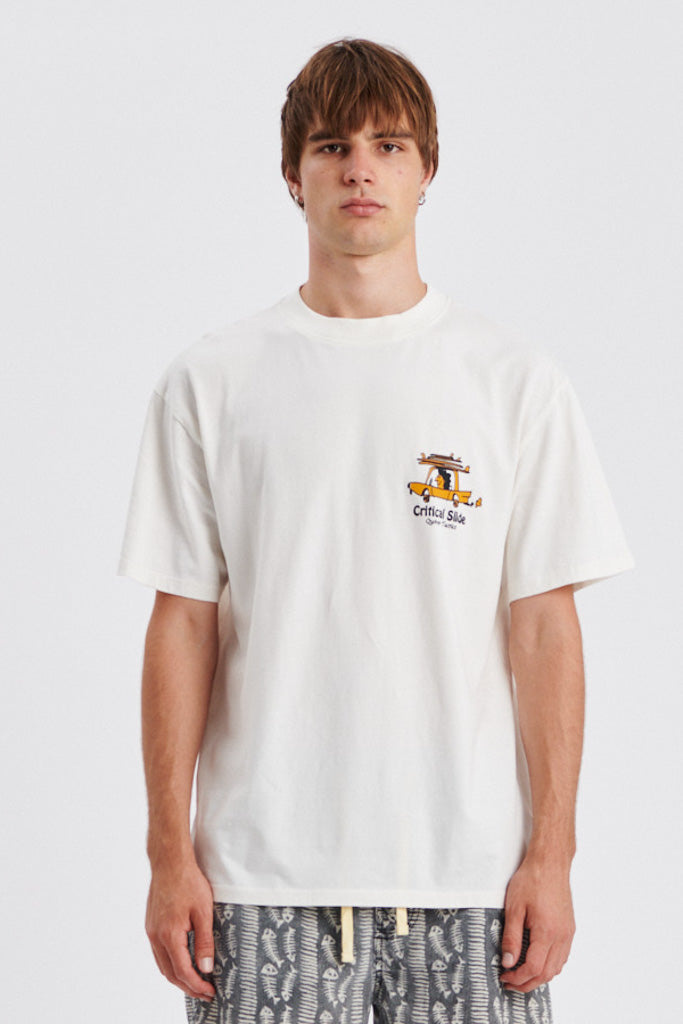 Critical Slide Tactics Tee Vintage White