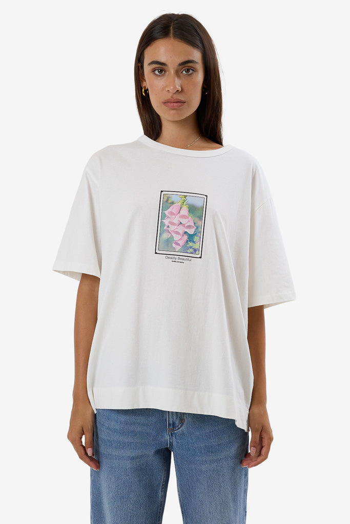 Thrills Deadly Belle Box Tee Dirty White