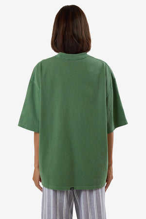 Thrills Hard Knocks Oversized Tee Elm Green Fade