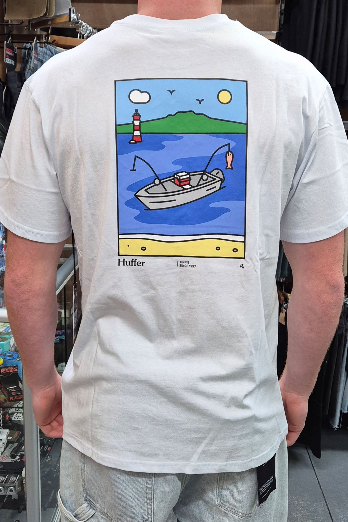 Huffer Sup Tee 190/Tinnie White