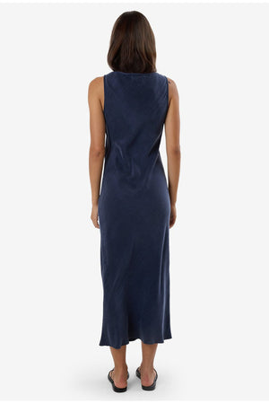 Thrills Indigo Slip Dress Oxford Blue