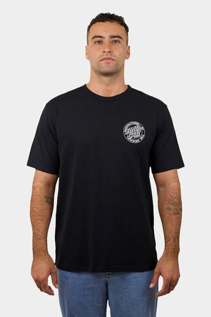 Santa Cruz Os Mfg Dot Tee Black