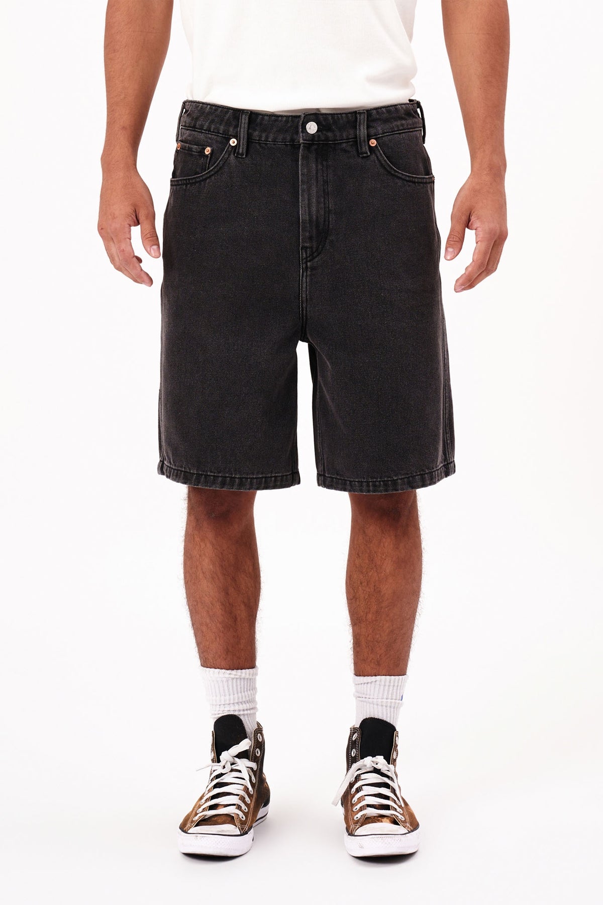 Rollas Big Boss Short Venom Washed Black