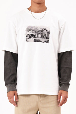 Rollas Rain Tee White