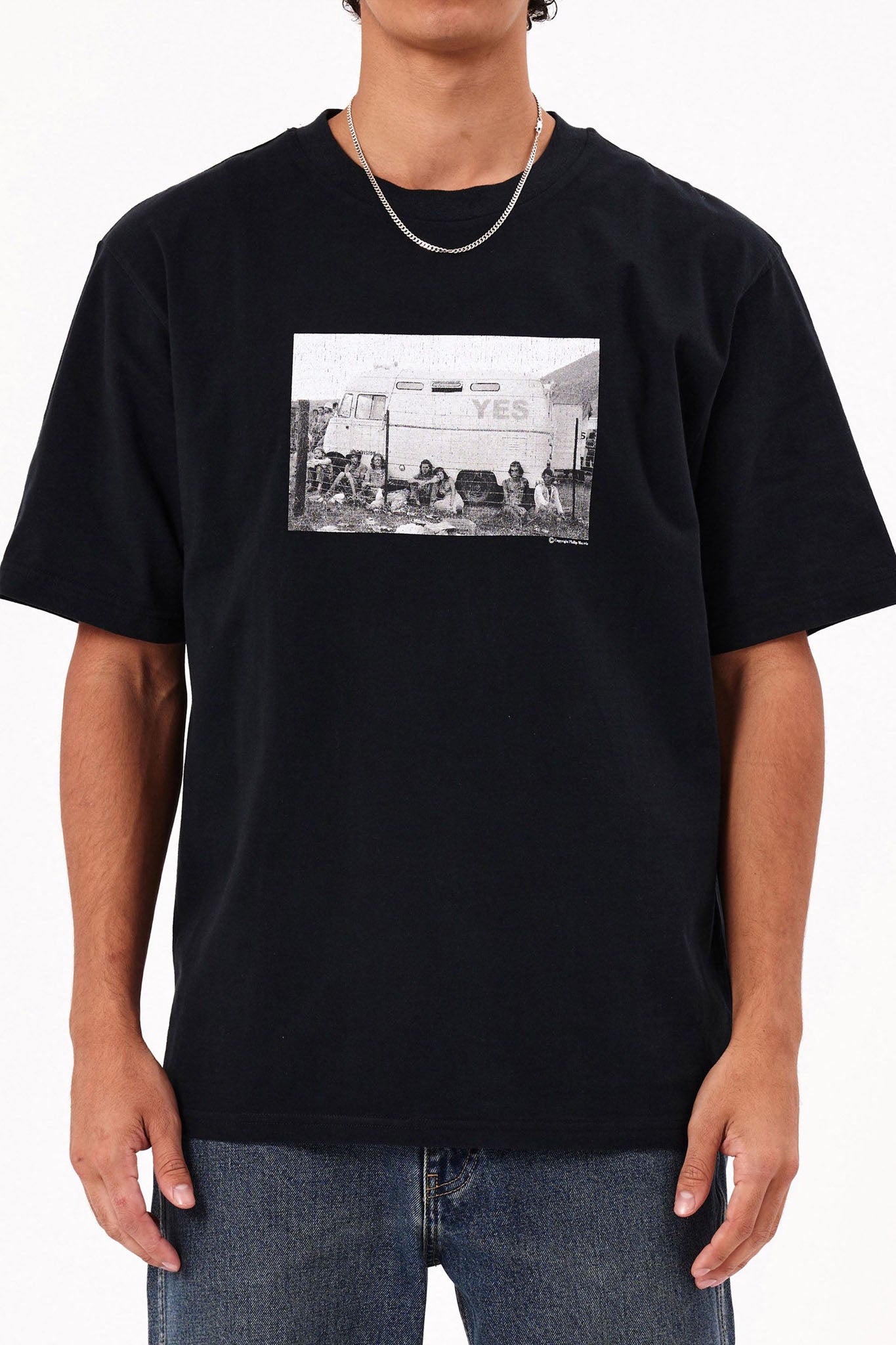 Rollas Yes Tee Black