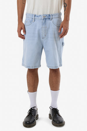 Thrills Slacker Denim Short Light Ash Blue