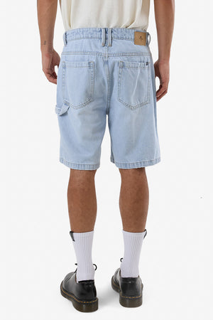 Thrills Slacker Denim Short Light Ash Blue