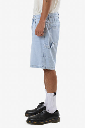 Thrills Slacker Denim Short Light Ash Blue