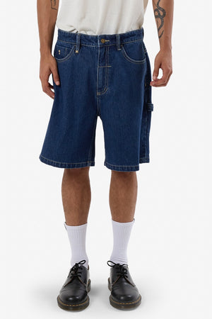 Thrills Slacker Denim Short Union Blue