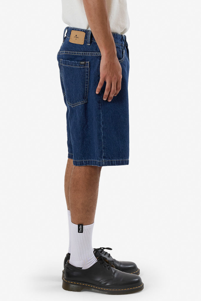 Thrills Slacker Denim Short Union Blue